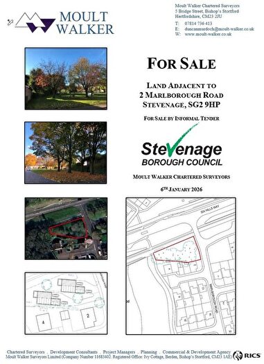 Land For Sale In Land Adjacent To Marlborough Road, Stevenage, SG2