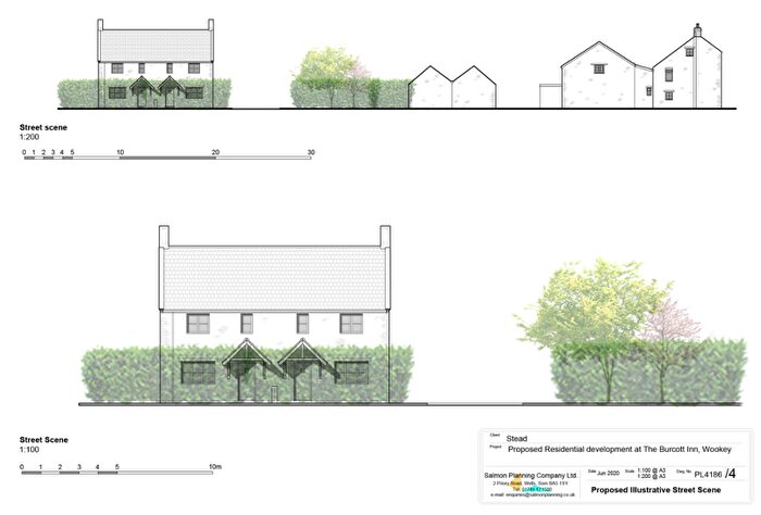 Plot For Sale In Vicarage Road, Wookey, Nr Wells, BA5