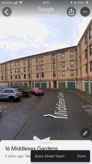 2 Bedroom Flat To Rent In Middlesex Gardens, Glasgow, G41