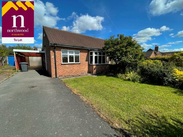 2 Bedroom Bungalow To Rent In Bath Road, Mickleover, Derby, DE3