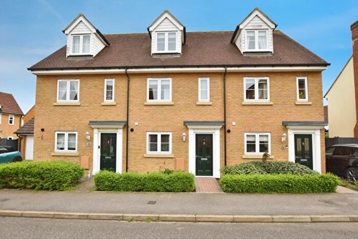 3 Bedroom Terraced House For Sale In Almond Road, Dunmow, Essex, CM6