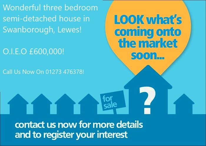 3 Bedroom Semi-Detached House For Sale In Swanborough Drove, Swanborough, Lewes, BN7