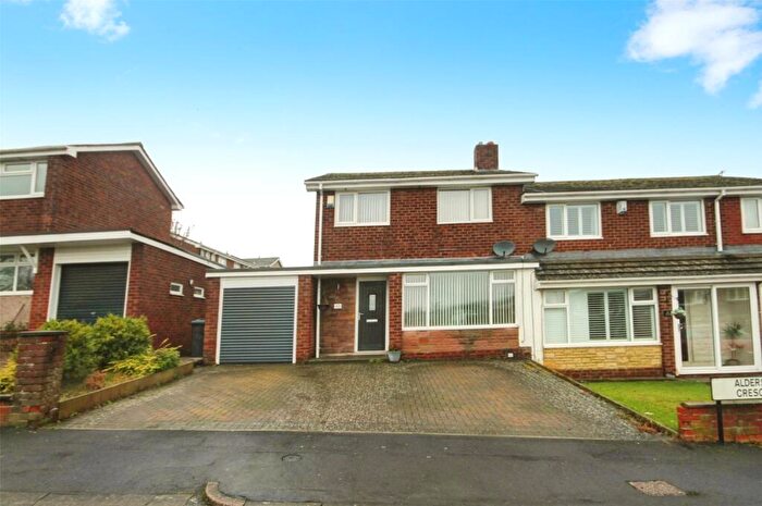 3 Bedroom Semi Detached House For Sale In Alderside Crescent, Lanchester, County Durham, DH7