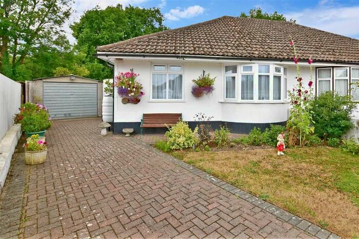 2 Bedroom Semi-Detached Bungalow For Sale In Lonewood Way, Hadlow, Tonbridge, Kent, TN11