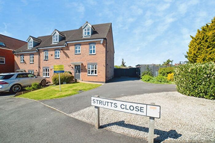 4 Bedroom Semi Detached House For Sale In Strutts Close, South Normanton, Alfreton, Derbyshire, DE55