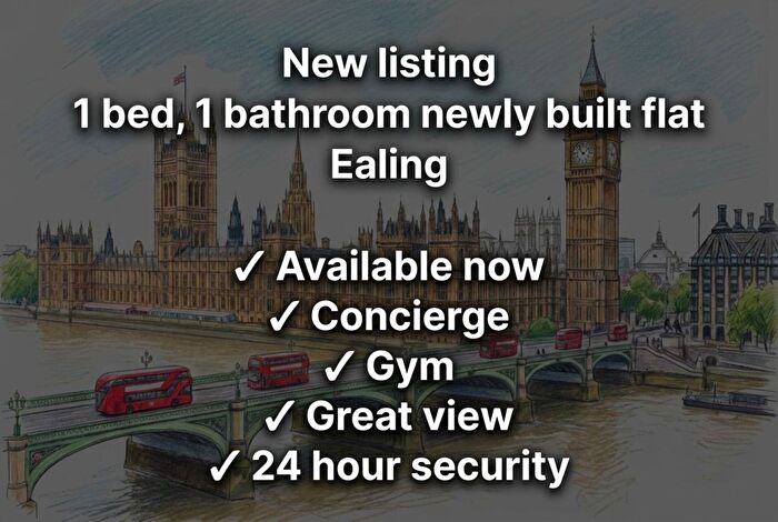 1 Bedroom Flat To Rent In Bond Street, London, W5