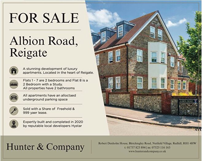 2 Bedroom Flat For Sale In Albion Road, Reigate, RH2