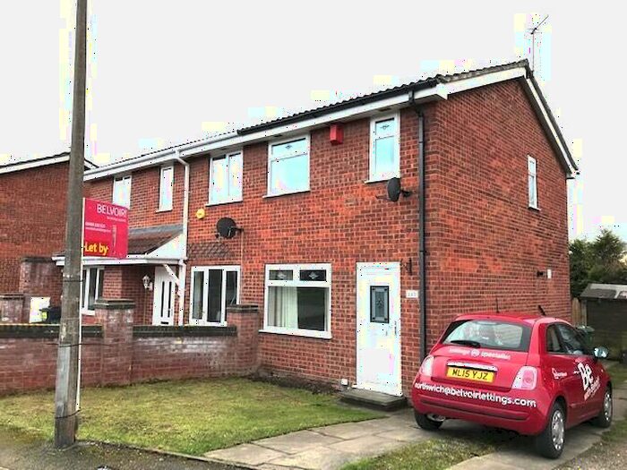 2 Bedroom Semi-Detached House To Rent In Malpas Road, Northwich, CW9