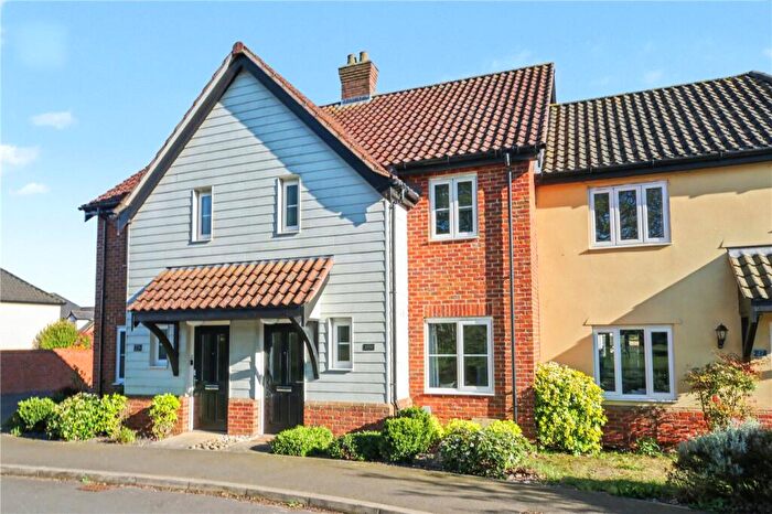 2 Bedroom Terraced House For Sale In Potters Way, Poringland, Norwich, Norfolk, NR14