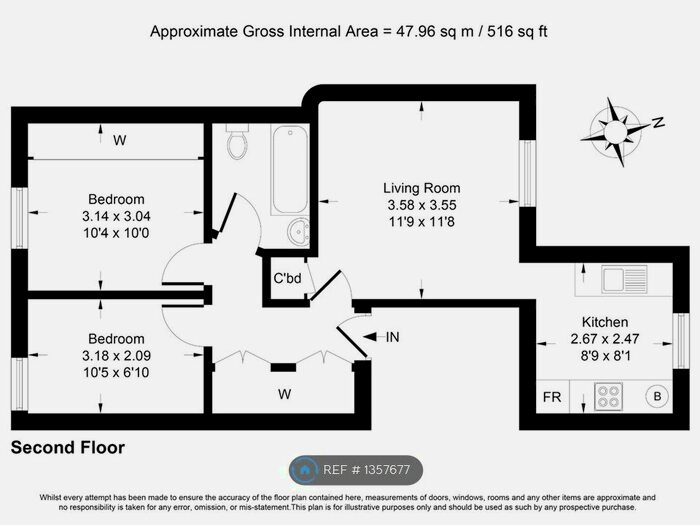 2 Bedroom Flat To Rent In Batoum Gardens, London, W6