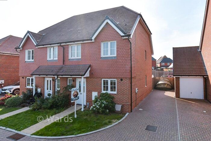3 Bedroom Semi Detached House For Sale In Weavering Court, Coxheath, Maidstone, Kent, ME17