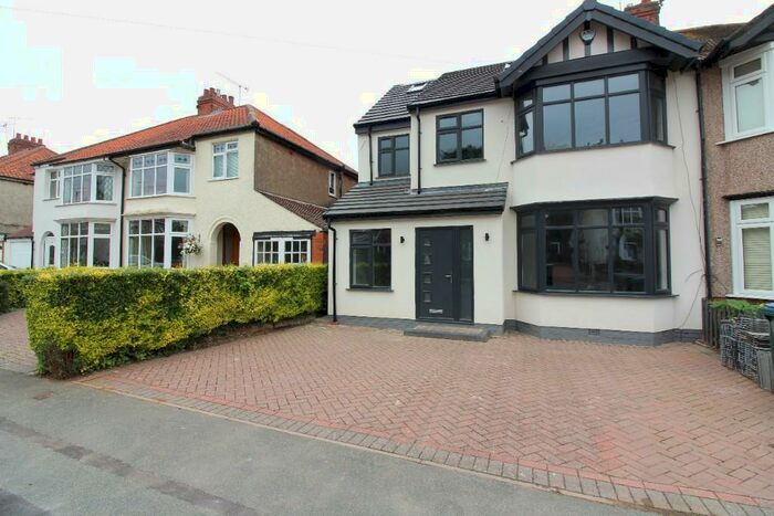 4 Bedroom Semi-Detached House To Rent In Woodside Avenue South, Finham, Coventry, West Midlands, CV3