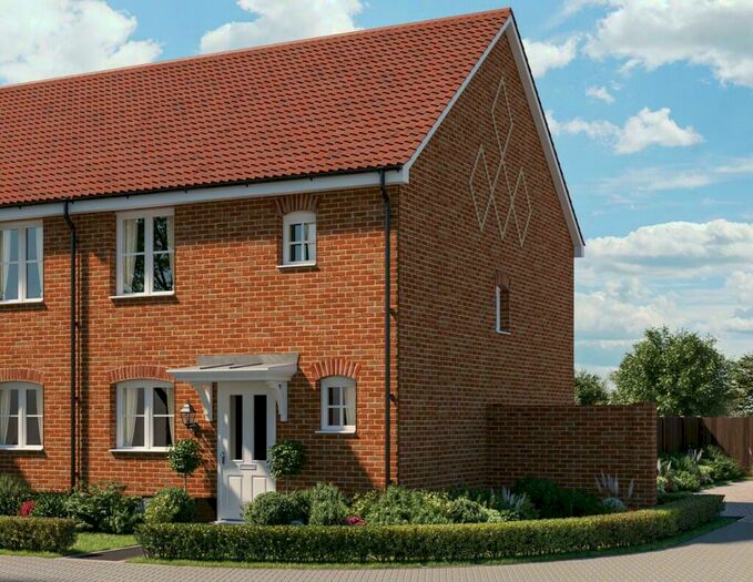 2 Bedroom Semi-Detached House For Sale In Mill Grove, Drury Close, Stowmarket, Suffolk, IP14