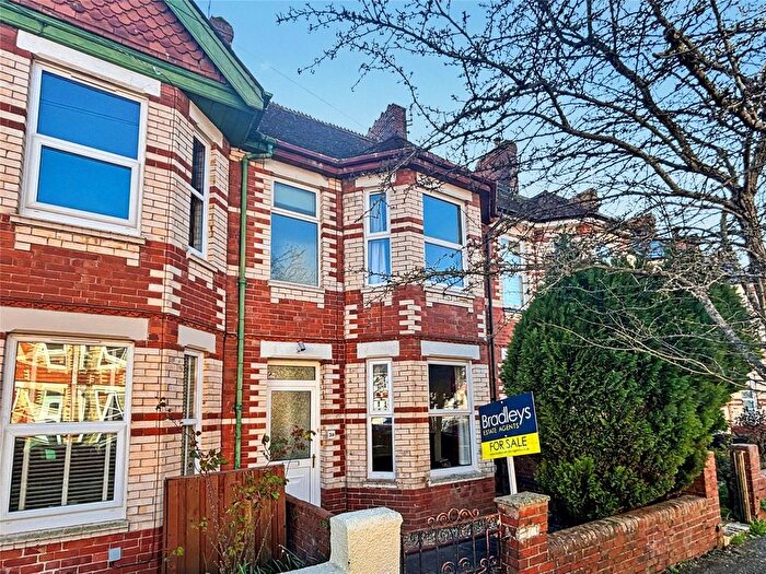 3 Bedroom Terraced House For Sale In Waverley Road, Exmouth, Devon, EX8