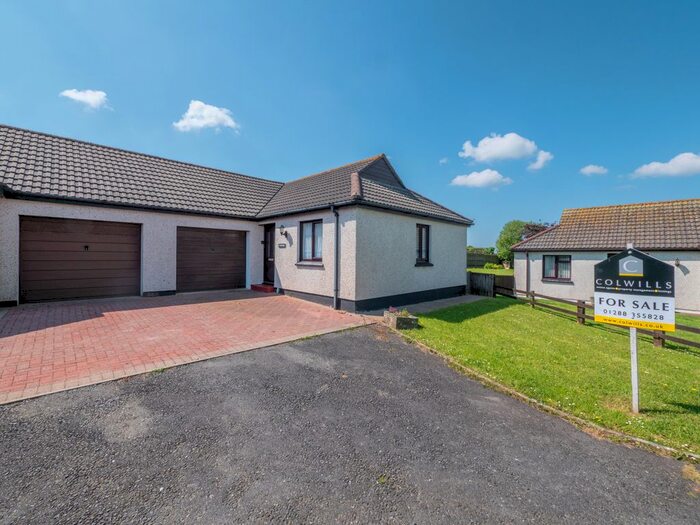2 Bedroom Semi-Detached Bungalow For Sale In Whitecroft Way, Kilkhampton, Bude, EX23