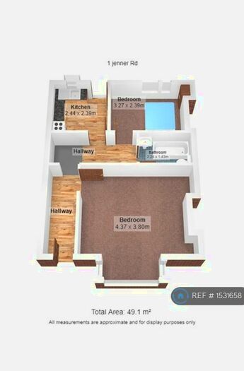 1 Bedroom Flat To Rent In Jenner Rd, London, N16