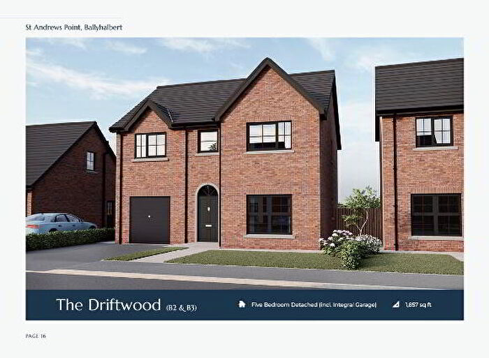 5 Bedroom Detached House With Garages For Sale In The Driftwood, St Andrews Point, Ballyhalbert, BT22