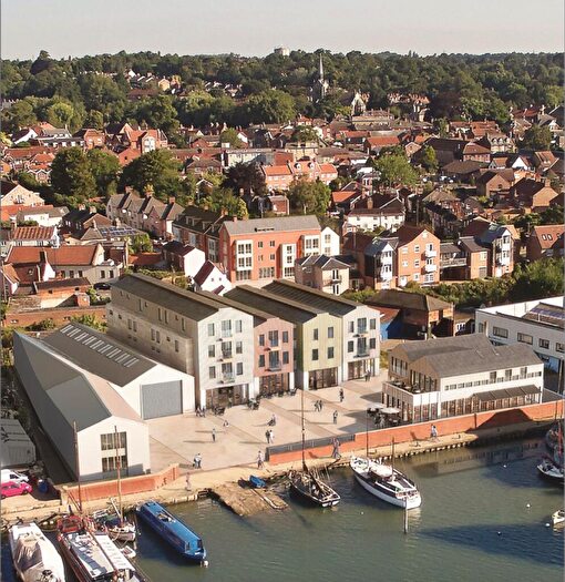 3 Bedroom Apartment For Sale In Flat, Deben Wharf, Tide Mill Way, Woodbridge, IP12