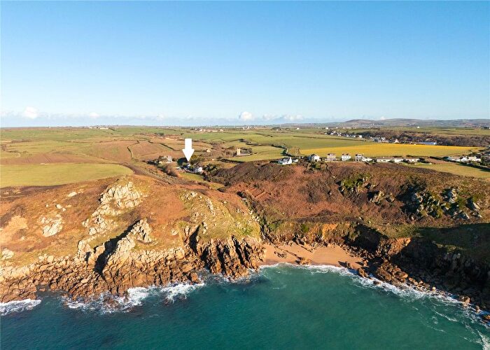 2 Bedroom Semi-Detached House For Sale In Porthcurno, Penzance, Cornwall, TR19