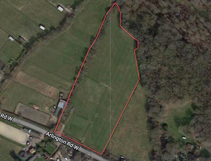 Land For Sale In Arlington Road West, Hailsham, East Sussex, BN27