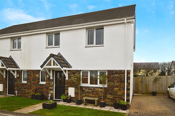 3 Bedroom Semi Detached House For Sale In Willoughby Way, Connor Downs, Hayle, Cornwall, TR27
