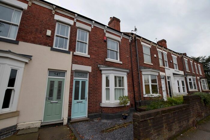 2 Bedroom Terraced House To Rent In Burton Road, Derby, Derbyshire, DE23
