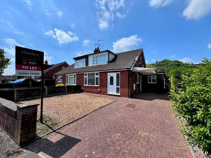 3 Bedroom Semi-Detached House To Rent In Norfolk Road, Congleton, CW12