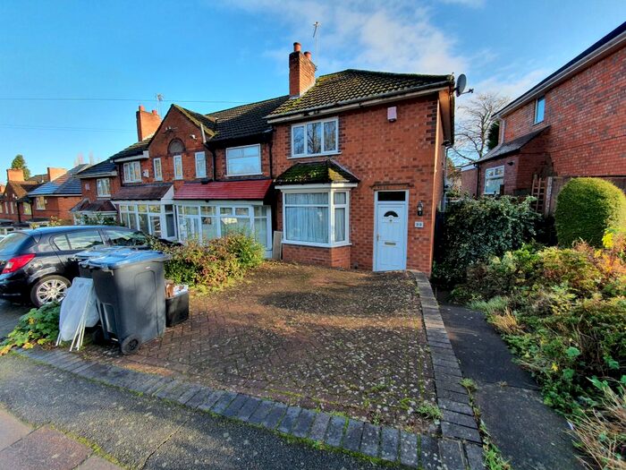 2 Bedroom End Of Terrace House To Rent In Weoley Avenue, Selly Oak, Birmingham B29