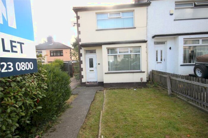3 Bedroom End Of Terrace House To Rent In Glenbank Close, Liverpool, Merseyside, L9