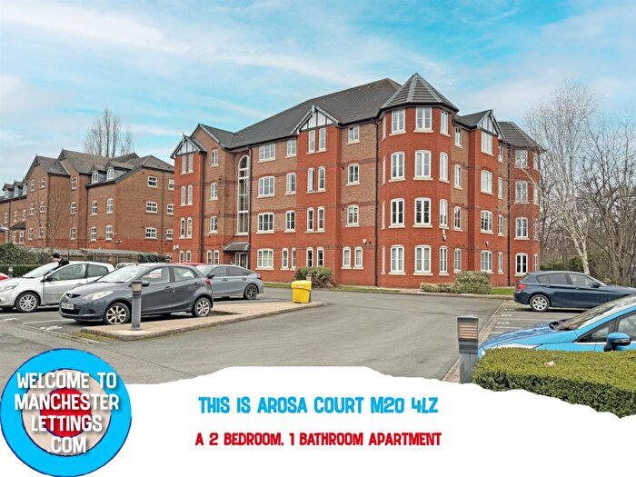 2 Bedroom Apartment To Rent In Arosa Court, Wilmslow Road Manchester, M20