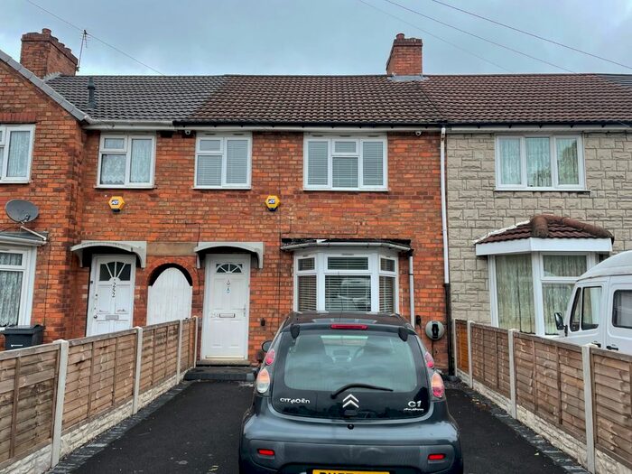 3 Bedroom Terraced House To Rent In Bordesley Green East, Stechford, Birmingham, West Midlands, B33