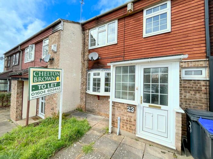 3 Bedroom Terraced House To Rent In Poppyfield Court, Northampton, NN3