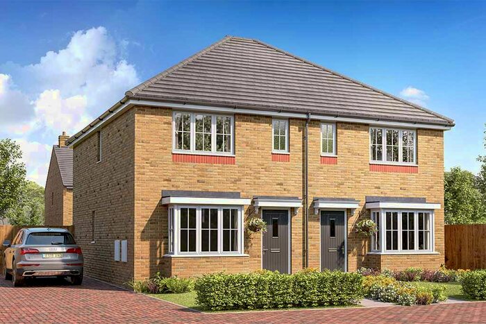 3 Bedroom Semi Detached House For Sale In "The Clifton" At Stump Cross Hill Road, Quarrington, NG34