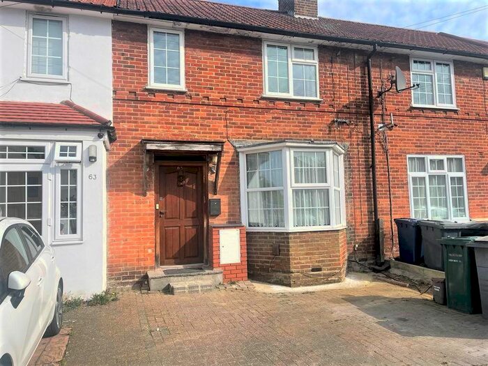 3 Bedroom Terraced House To Rent In Abbots Road, Burnt Oak, Edgware, HA8