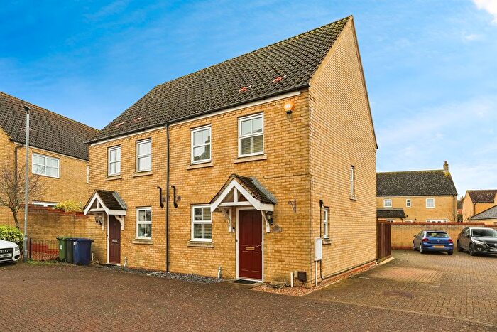 2 Bedroom Semi-Detached House For Sale In Christie Drive, Huntingdon, PE29