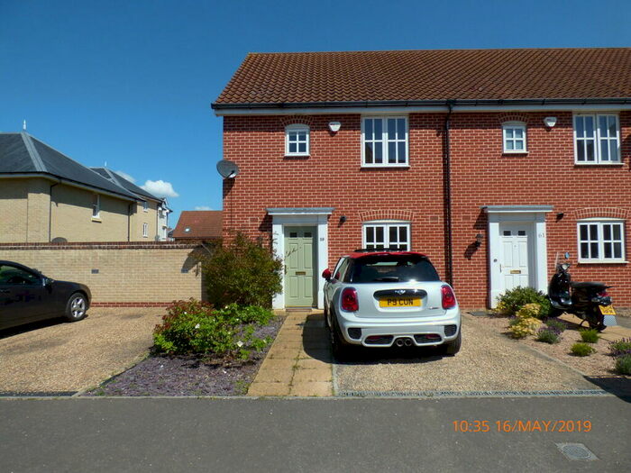 3 Bedroom End Of Terrace House To Rent In Ryefield Road, Mulbarton, Norwich, NR14
