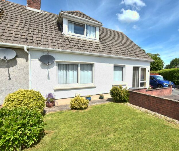 3 Bedroom Semi-Detached House For Sale In Maes Y Deri, Pentrecwrt, Llandysul, Carmarthenshire, Dj, SA44