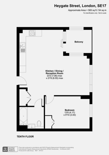 1 Bedroom Flat For Sale In Barnard House, 34 Heygate Street, Southwark, London SE17
