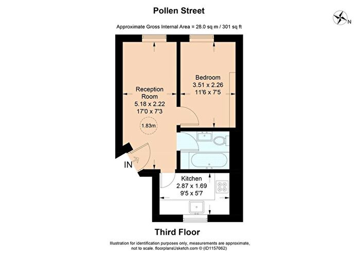 1 Bedroom Flat To Rent In Pollen Street, London, W1S