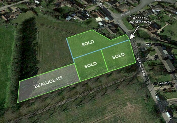 Land For Sale In Beaujolais, Land On The West Side Of The Causeway, Toppesfield, Halstead, Essex, CO9