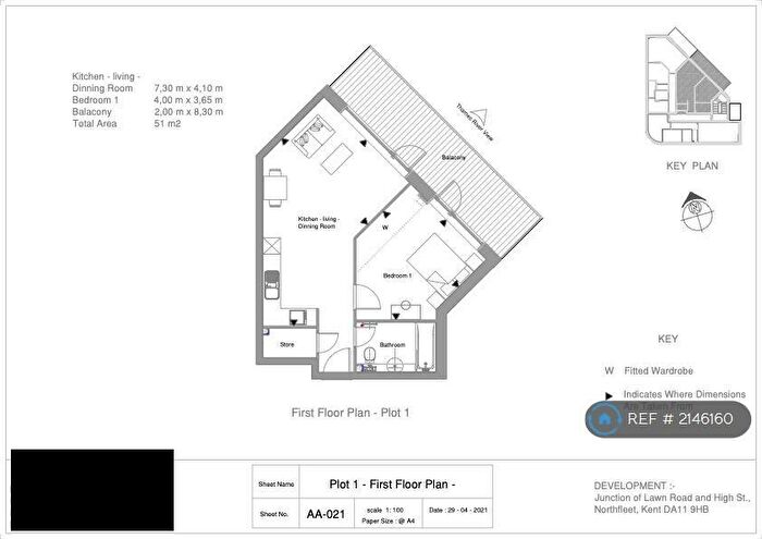 1 Bedroom Flat To Rent In Estuary View Apartments, Northfleet, DA11