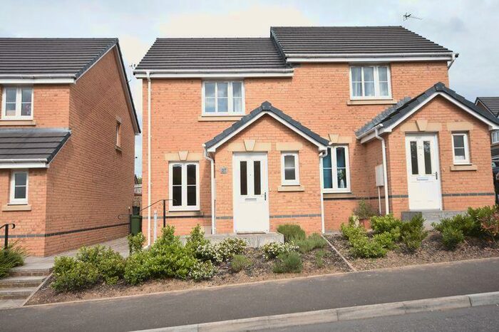 2 Bedroom Semi-Detached House To Rent In Ffordd Y Dolau, Llanharan, Rhondda Cynon Taff, CF72