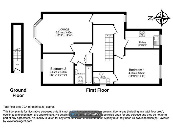 2 Bedroom Flat To Rent In Carmen Sylva Road, Llandudno, LL30