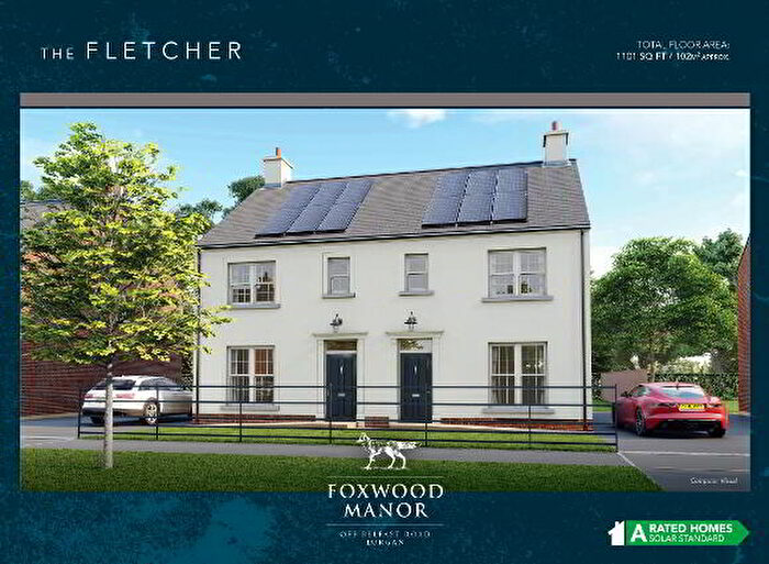 3 Bedroom Semi-Detached House For Sale In The Fletcher, Foxwood Manor, Lurgan, BT66