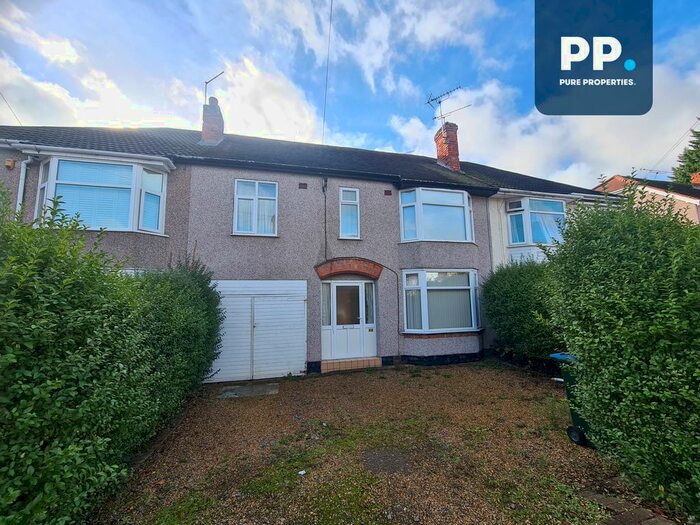 3 Bedroom Terraced House To Rent In Fir Tree Avenue, Coventry, CV4