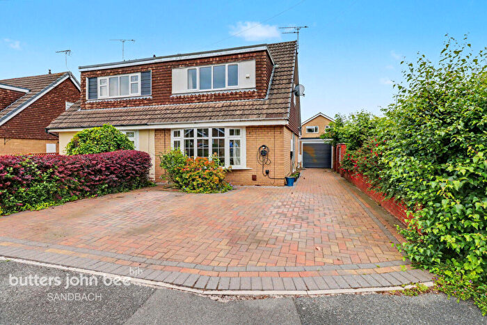 2 Bedroom Semi-Detached House For Sale In Peckforton Close, Sandbach, CW11