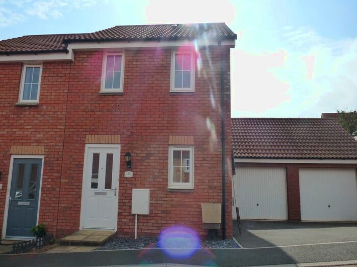 2 Bedroom End Of Terrace House To Rent In Post Coach Way, Cranbrook, Exeter, EX5