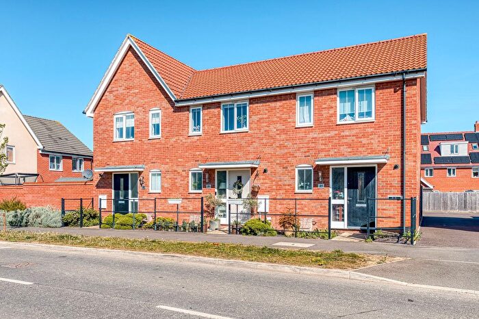 2 Bedroom Terraced House For Sale In Fuller Way, Stowmarket, IP14