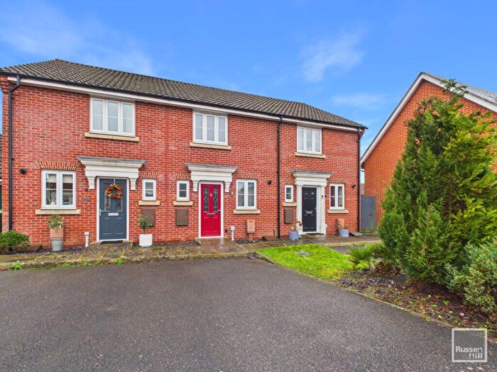 2 Bedroom Terraced House For Sale In Lord Nelson Drive, The Hampdens, New Costessey, NR5