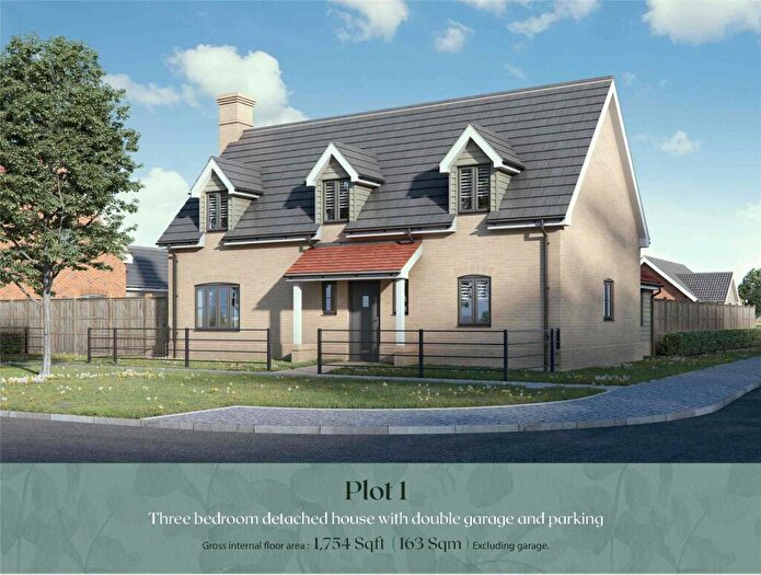 3 Bedroom Detached House For Sale In Symonds Walk, Richer Road, Badwell Ash, Suffolk, IP31